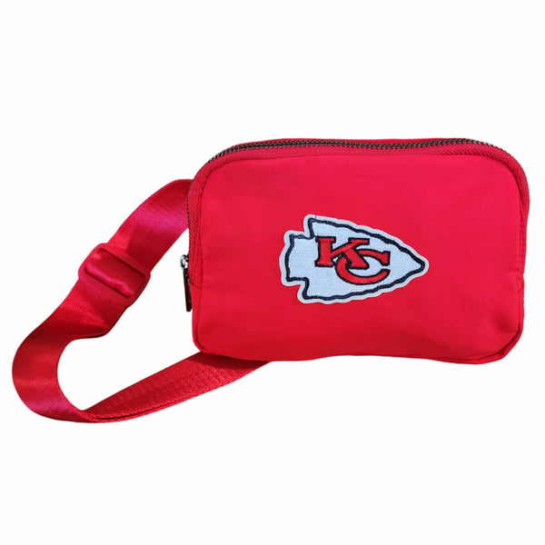 Kansas City Chiefs Embellished Red Bum Bag Bags Upcycled Gemz 